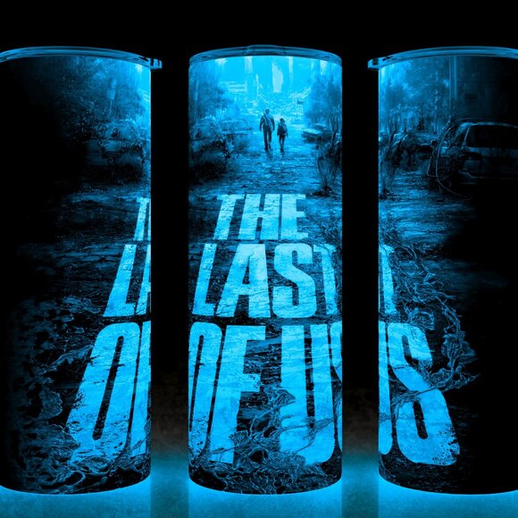 Glow in the Dark The Last of US TV Show - Joel and Ellie Cup Mug Tumbler - Picture 1 of 4